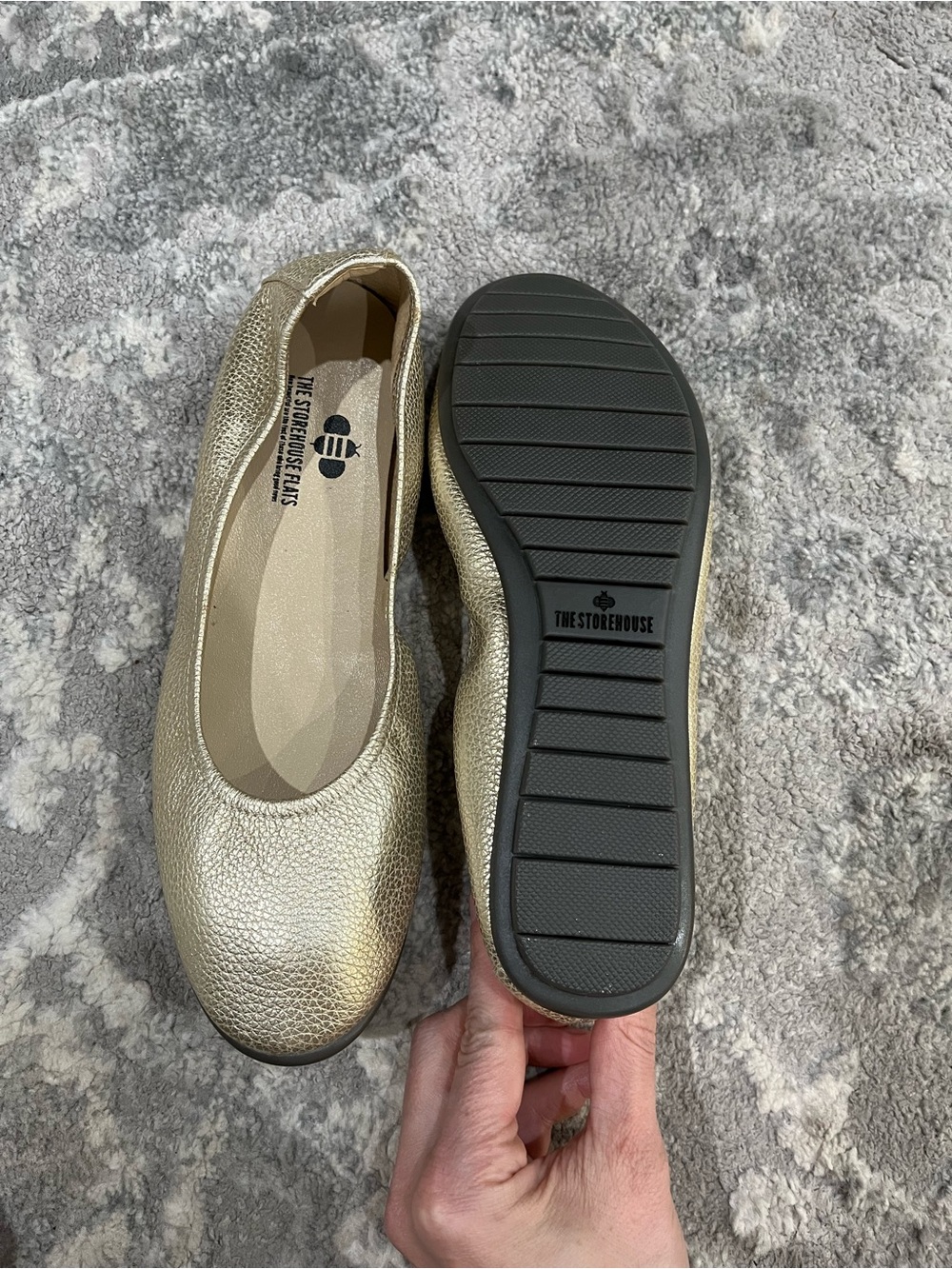 The Storehouse Flats Gold Flex size 8